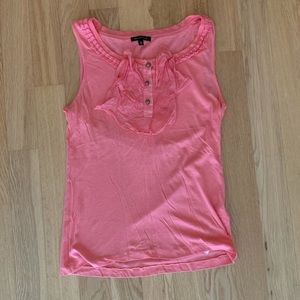Massimo Dutto coral pink sleeveless top